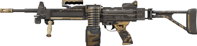 Negev | Desert-Strike (Battle-Scarred)