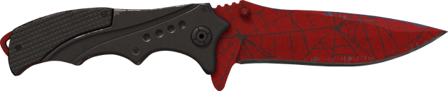 ★ Nomad ナイフ | Crimson Web (かなり摩耗)