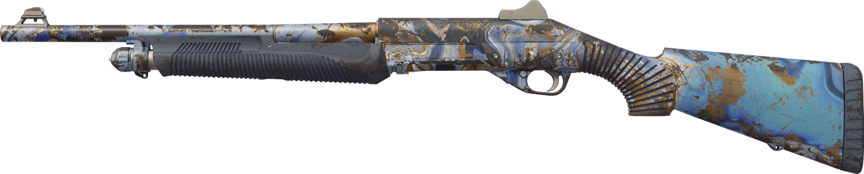 Preview image 1 of Nova | Turquoise Pour (Well-Worn)