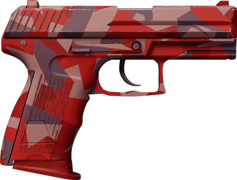 Preview image 2 of P2000 | 红色碎片迷彩 (崭新出厂)