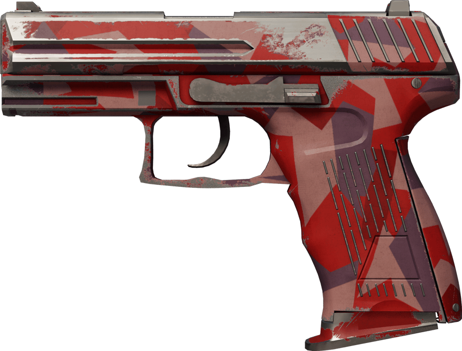 Preview image 1 of P2000 | 紅碎迷彩 (重度磨損)