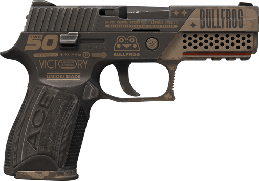 Preview image 2 of P250 | Bullfrog (Battle-Scarred)
