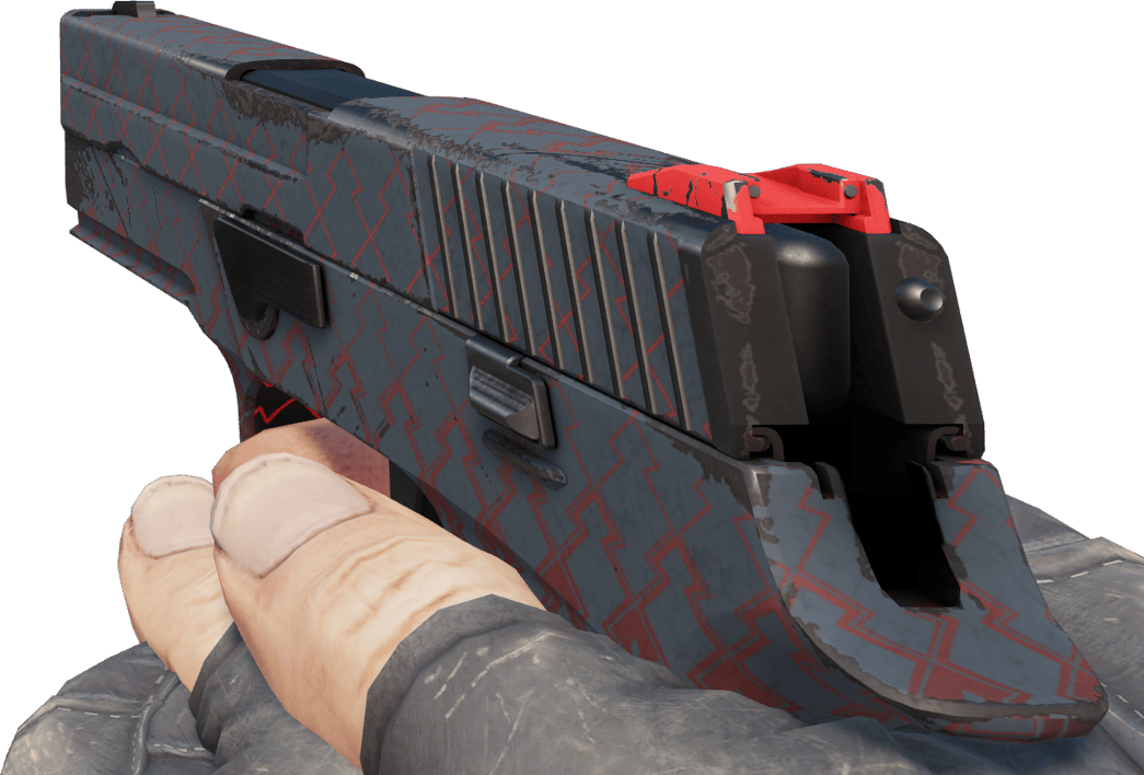 Preview image 3 of P250 | Crimson Kimono (Field-Tested)