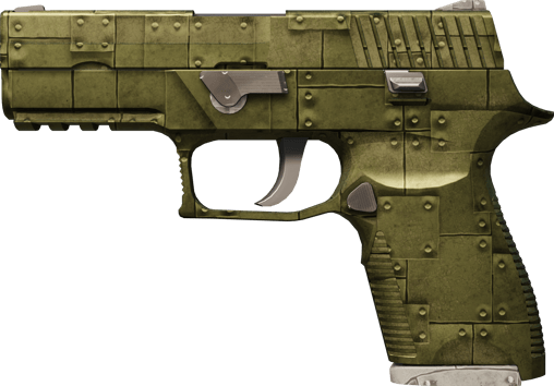 P250 | Iron Clad (Com Muito Uso)
