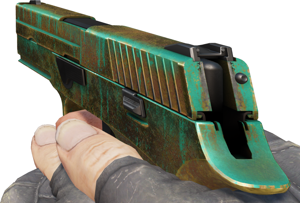 Preview image 3 of P250 | Vert-de-gris (Marquée par les combats)