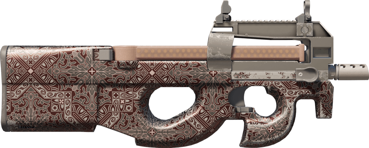 Preview image 2 of P90 | Baroque Red (มีรอยถลอกเล็กน้อย)