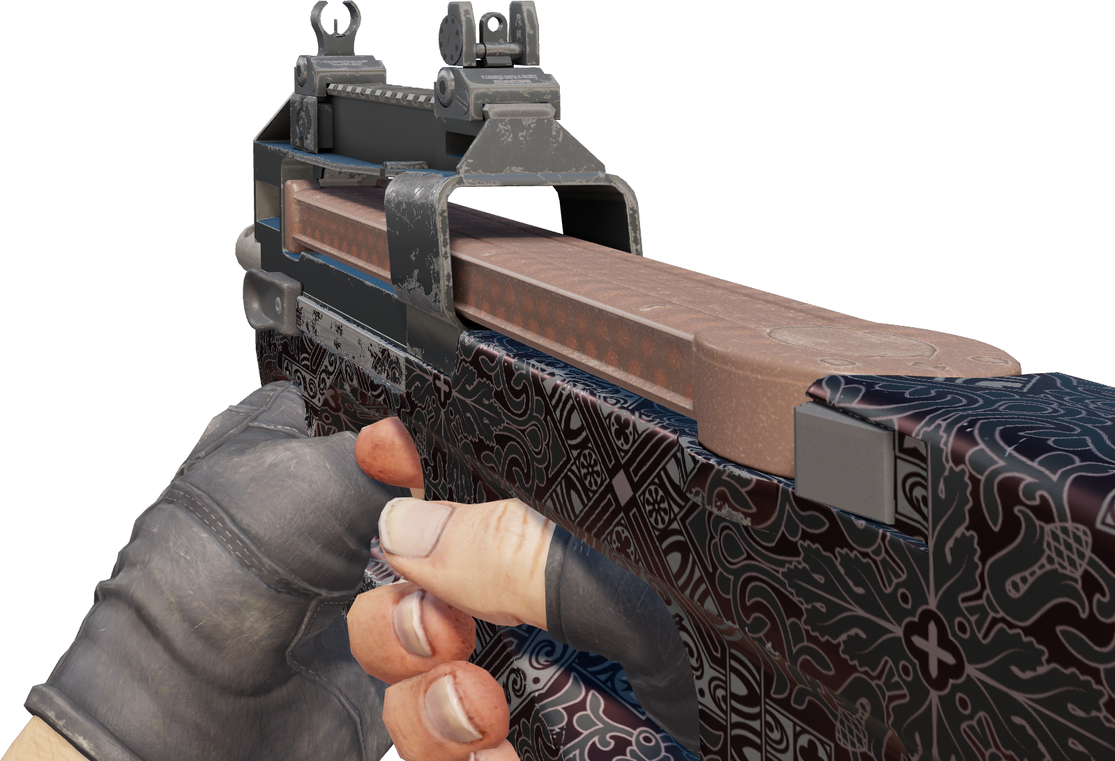 Preview image 4 of P90 | Baroque Red (Com Pouco Uso)