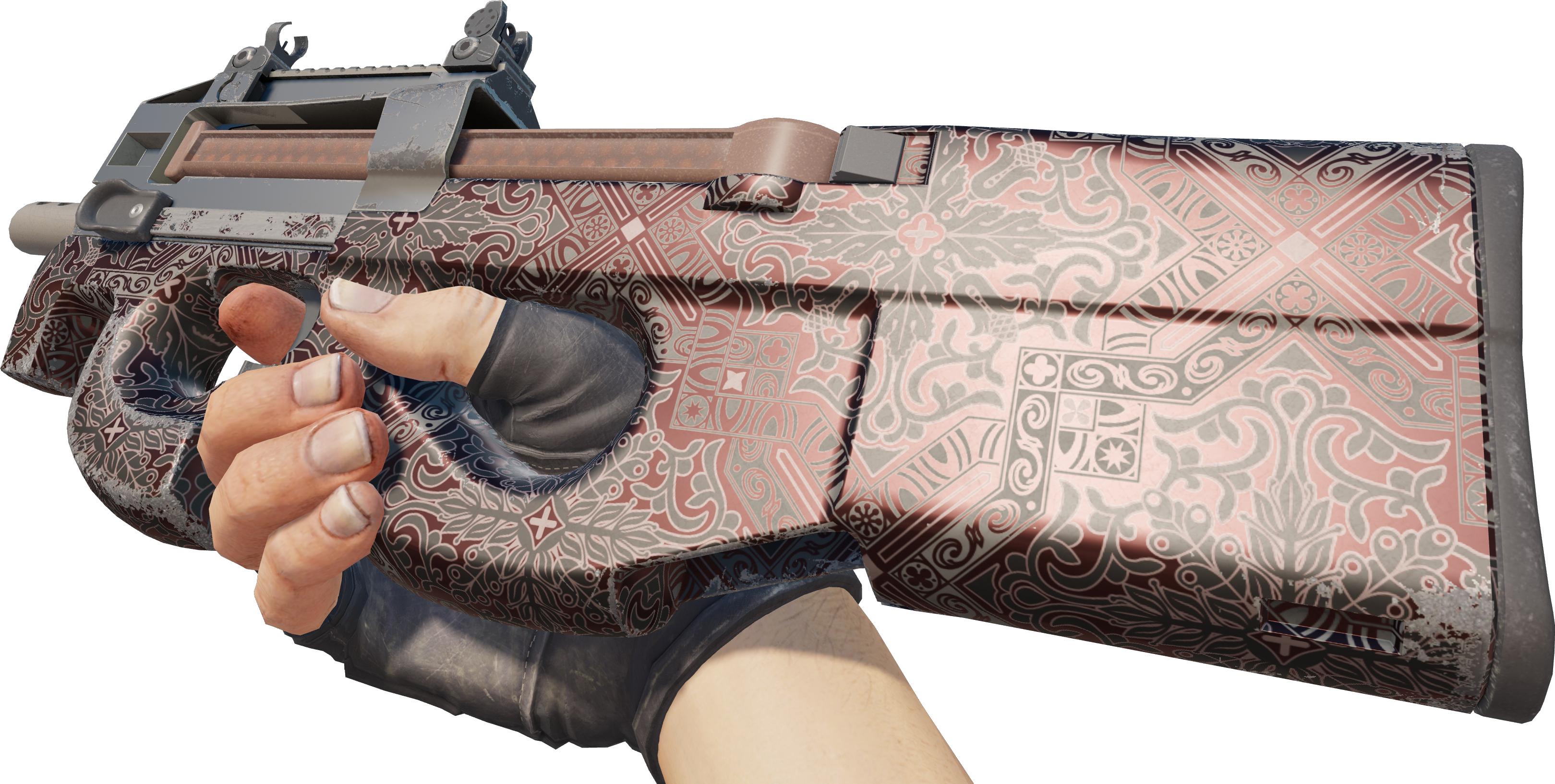 Preview image 3 of P90 | Baroque Red (Com Pouco Uso)