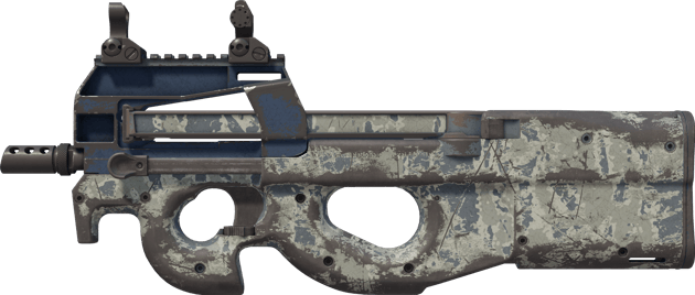 P90 | 블루 택 (전투로 닳고 닳은)