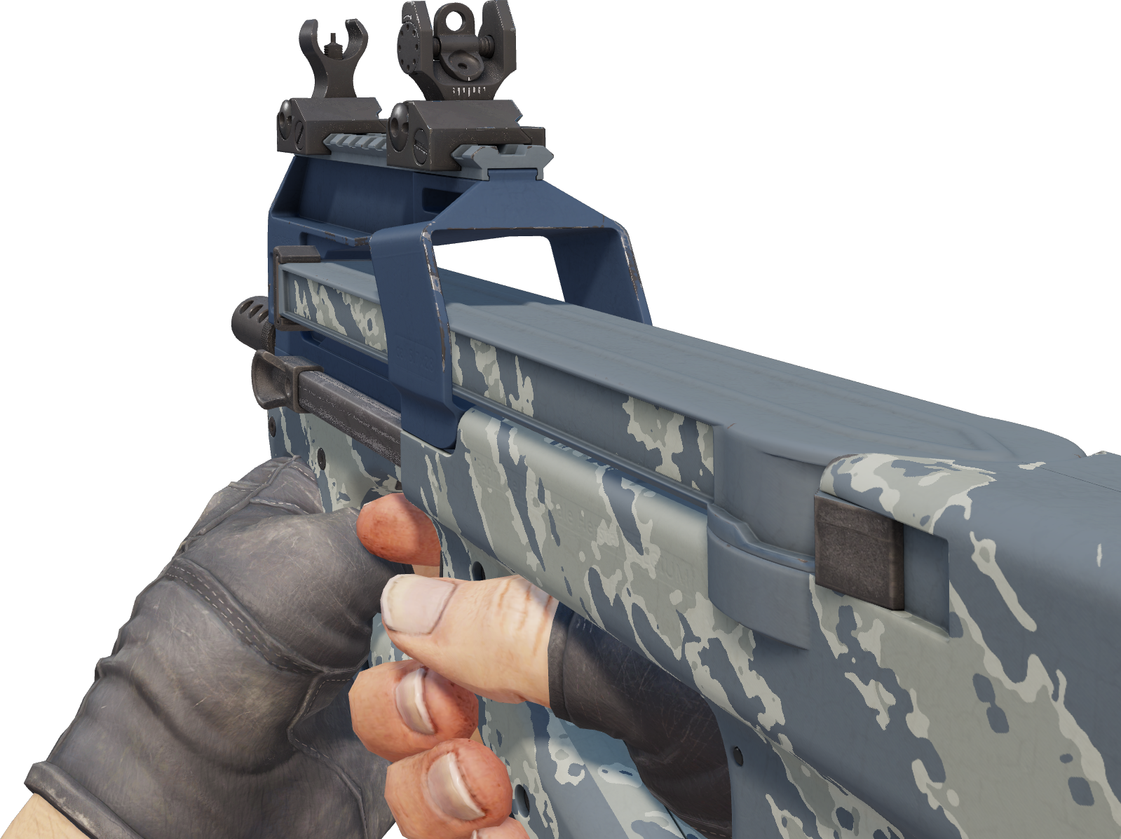 Preview image 4 of P90 | Blue Tac (Factory New)