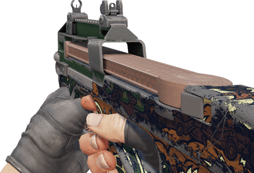 Preview image 3 of P90 | 可可暴亂 (重度磨損)