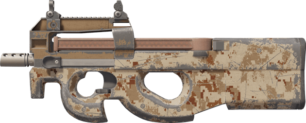 P90 | Desert DDPAT (มีรอยถลอกอย่างมาก)