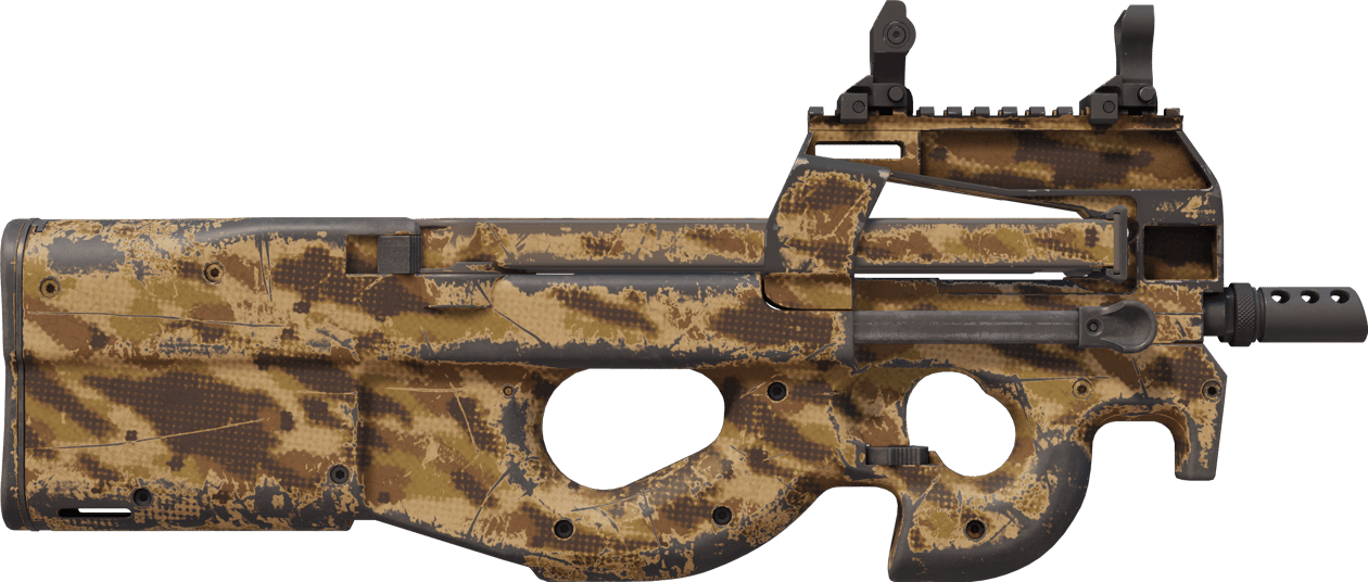 Preview image 2 of P90 | Desert Halftone (かなり摩耗)