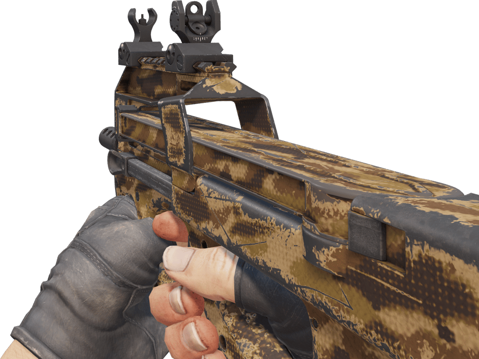 Preview image 3 of P90 | Desert Halftone (かなり摩耗)