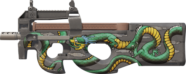 P90 | Emerald Dragon (Field-Tested)