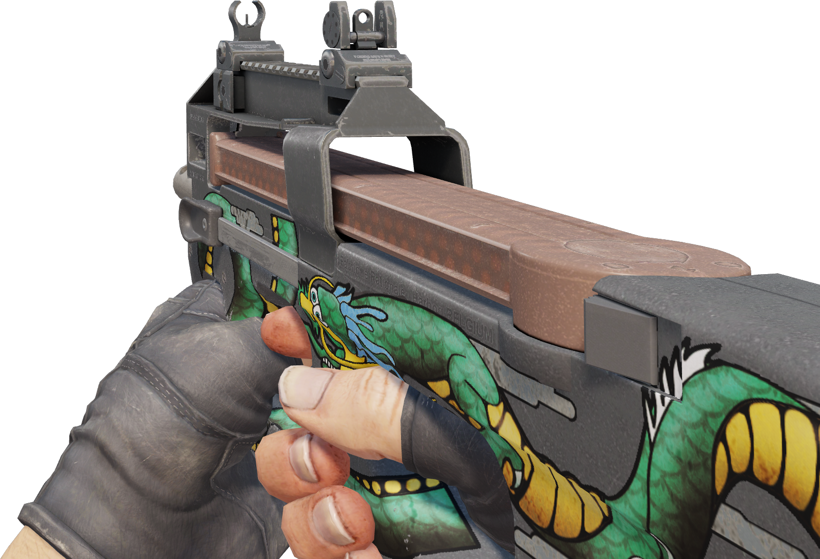 Preview image 4 of P90 | Emerald Dragon (Com Pouco Uso)