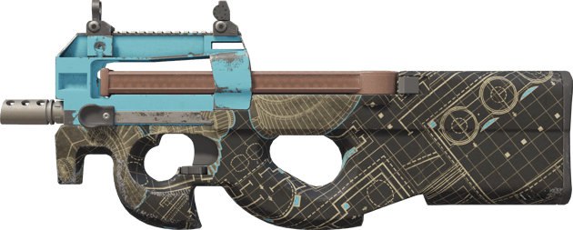 P90 | Pohjapiirrosnegatiivi (Vähän käytetty)