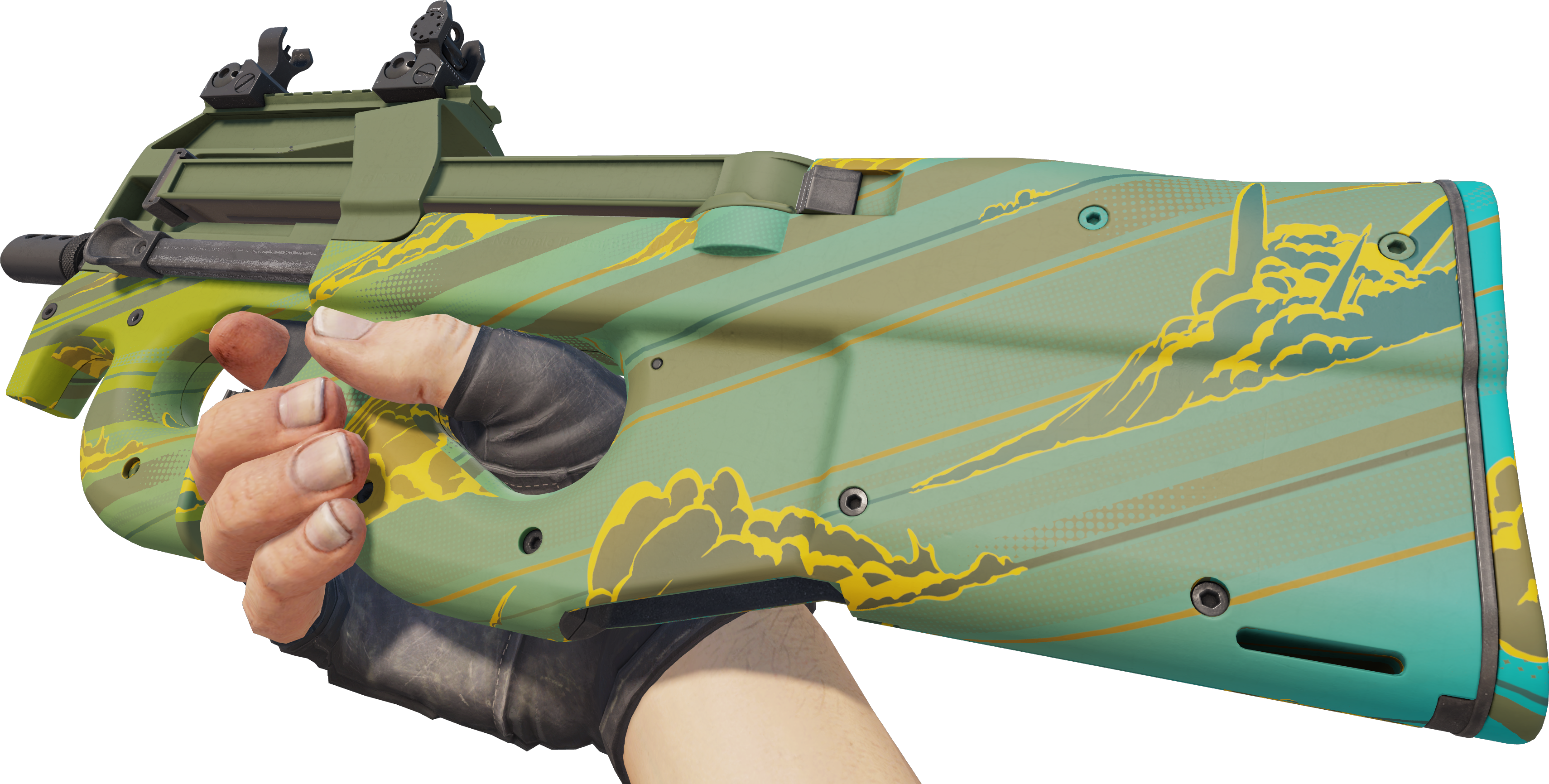 Preview image 3 of P90 | Mustard Gas (Original de Fábrica)