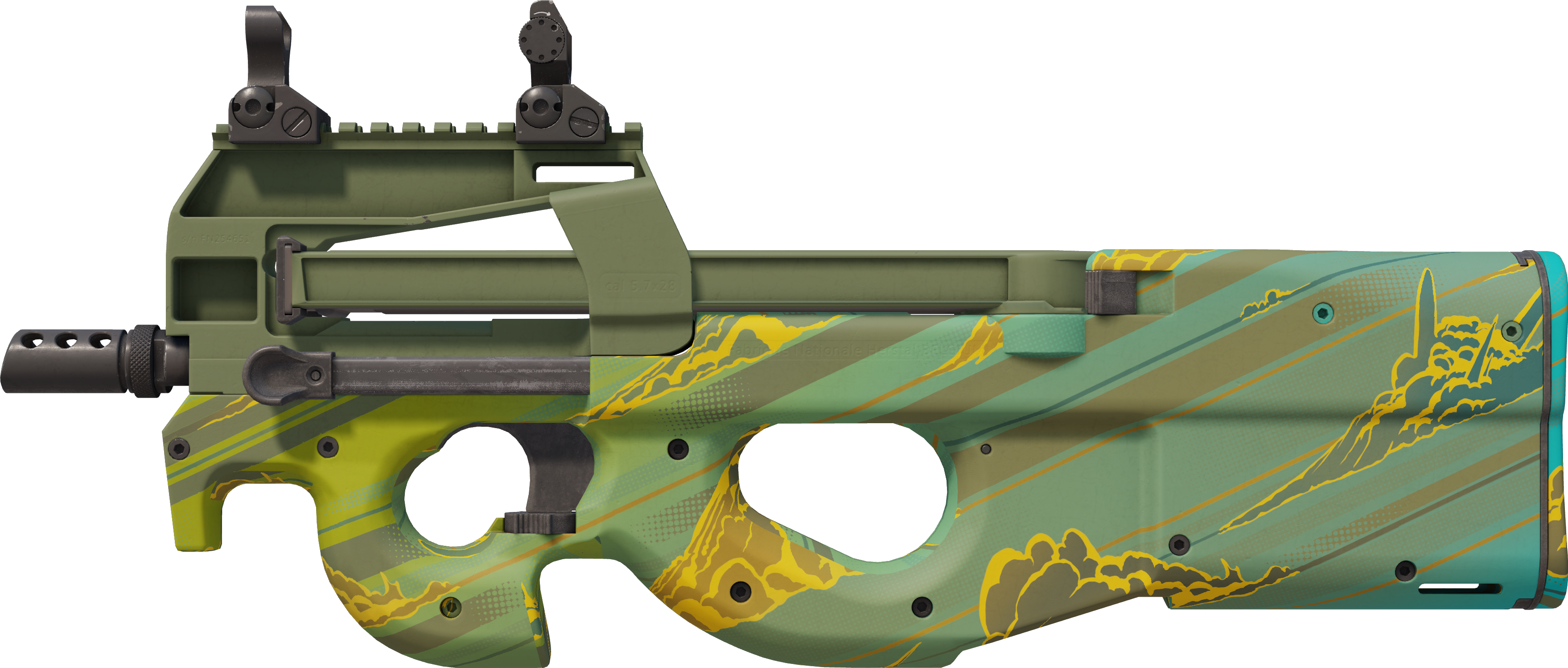 Preview image 1 of P90 | Mustard Gas (Original de Fábrica)