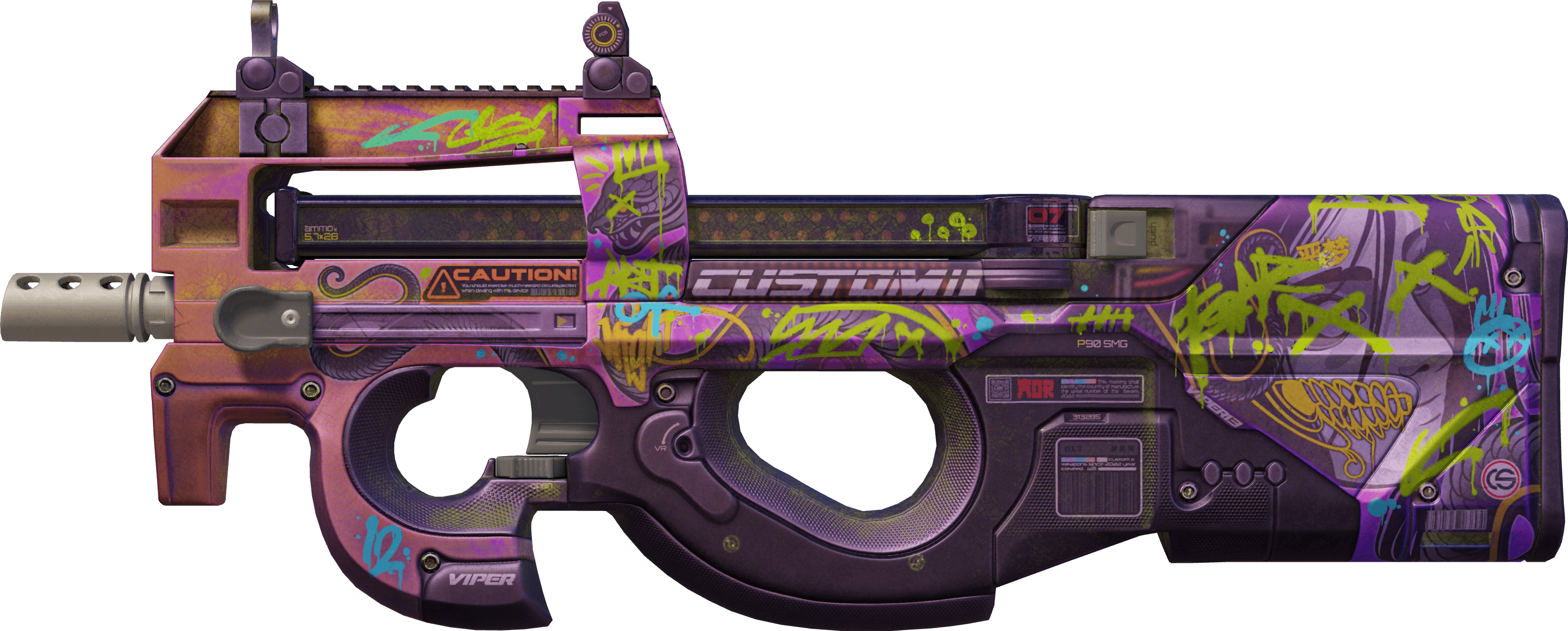 P90 | Neoqueen (Battle-scarred) - Skins Wiki