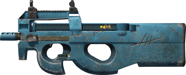 P90 | 離世靛痕 (重度磨損)