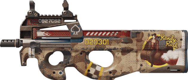 P90 | Randy Rush (Kampfspuren)