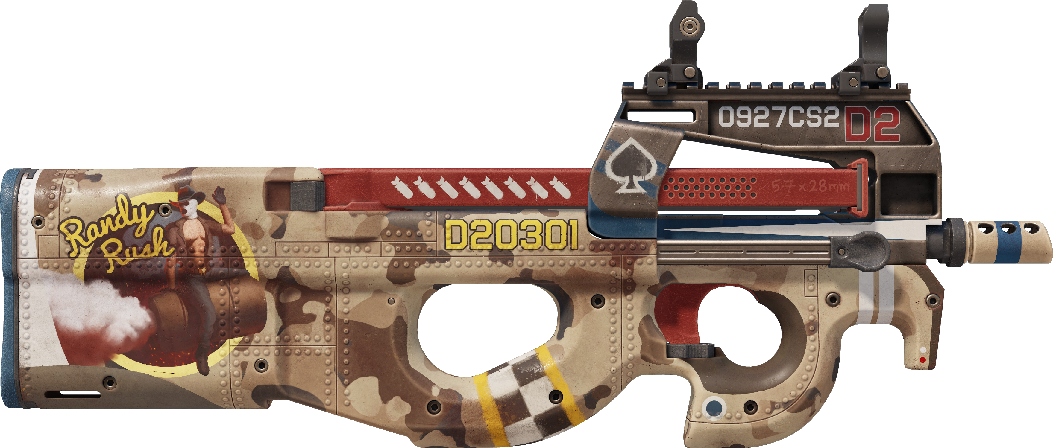 Preview image 2 of P90 | Randy Rush (Com Pouco Uso)