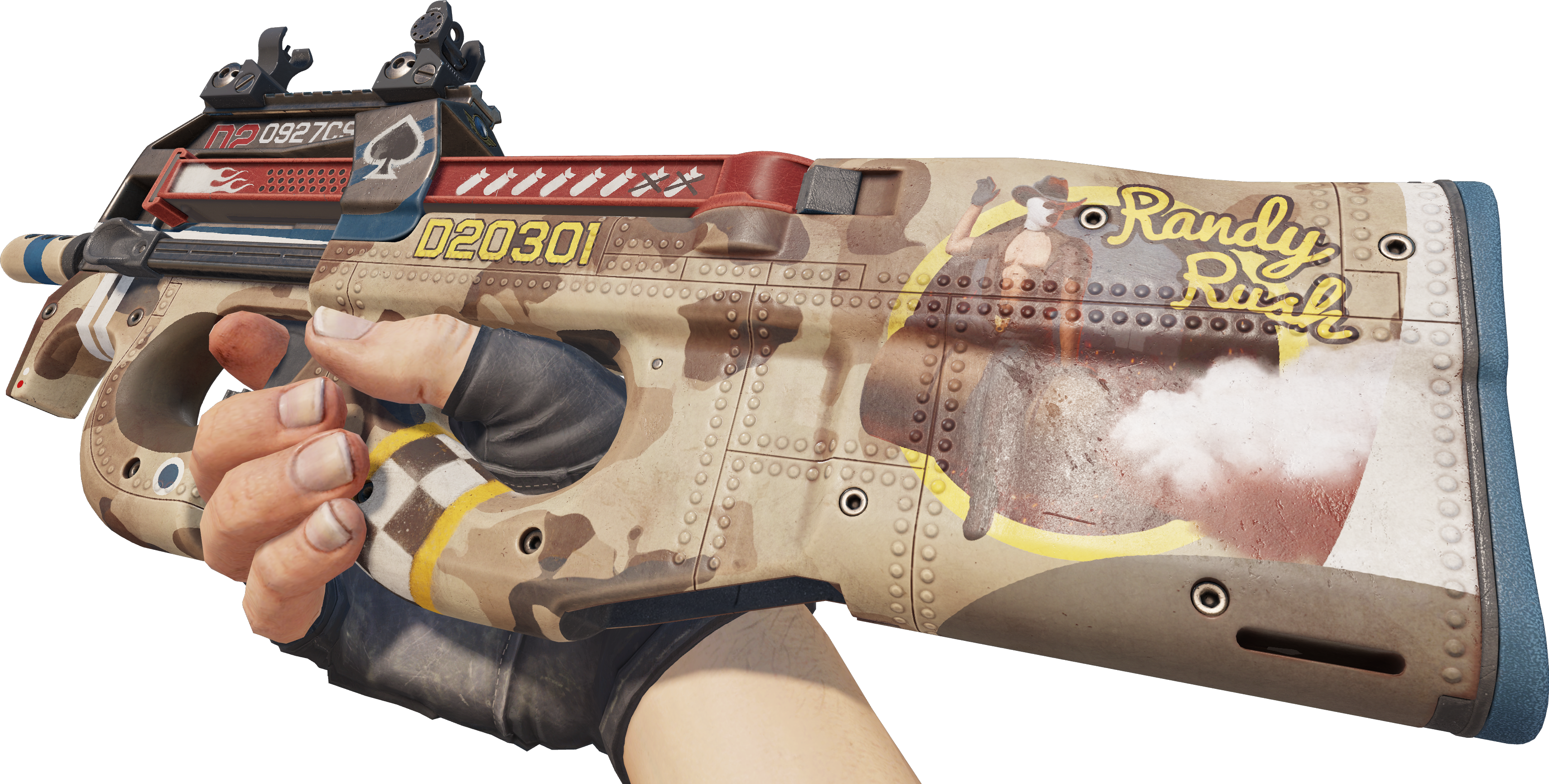 Preview image 3 of P90 | Randy Rush (Com Pouco Uso)