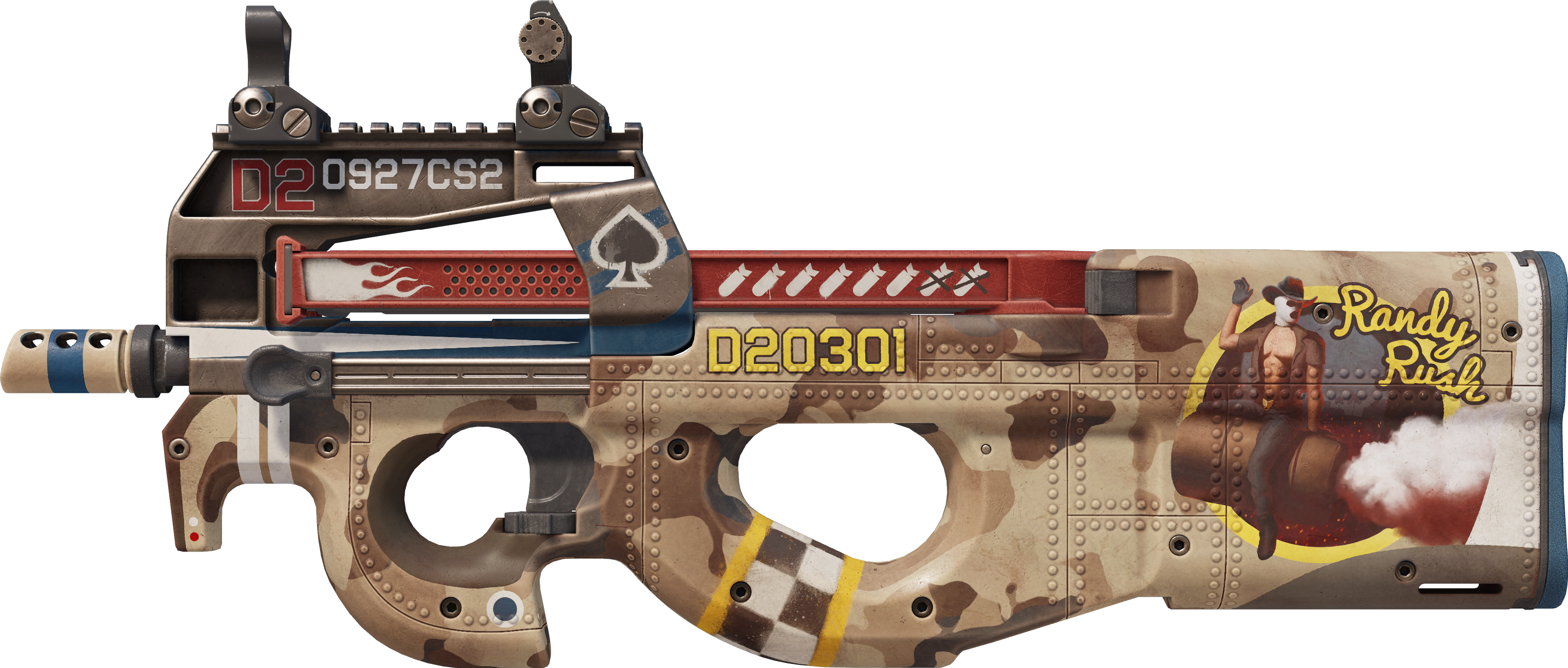 Preview image 1 of P90 | Randy Rush (Com Pouco Uso)
