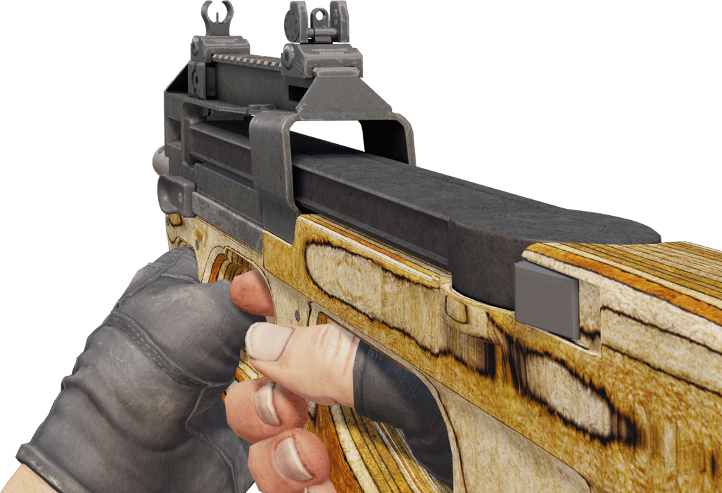 Preview image 3 of P90 | Shapewood (Battle-Scarred)