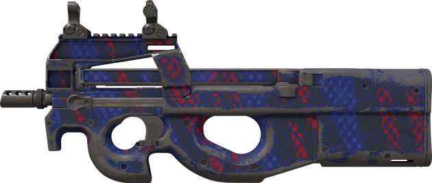 P90 | Azulgrana (Bastante desgastado)