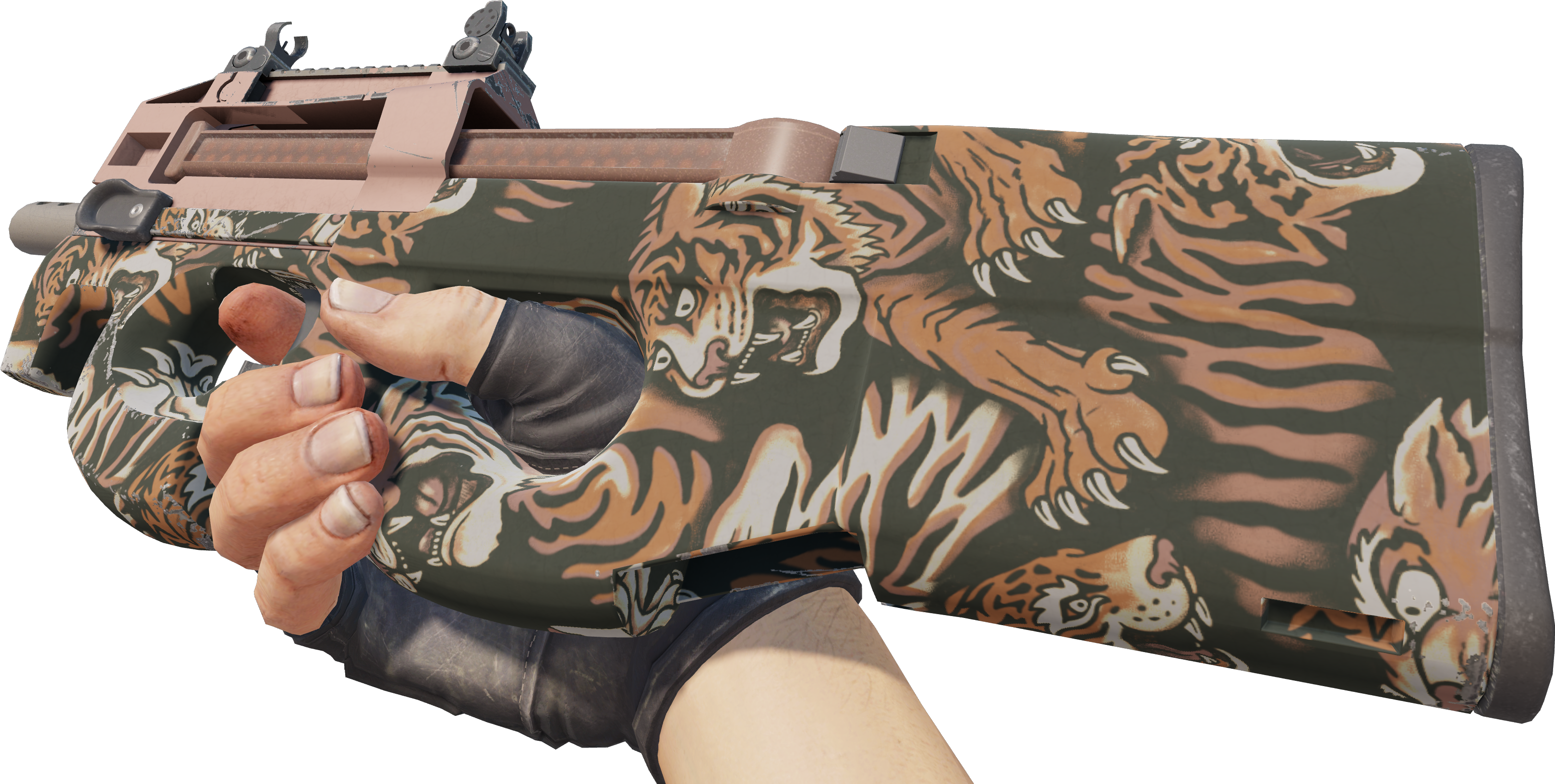 Preview image 3 of P90 | Tiger Pit (Original de Fábrica)