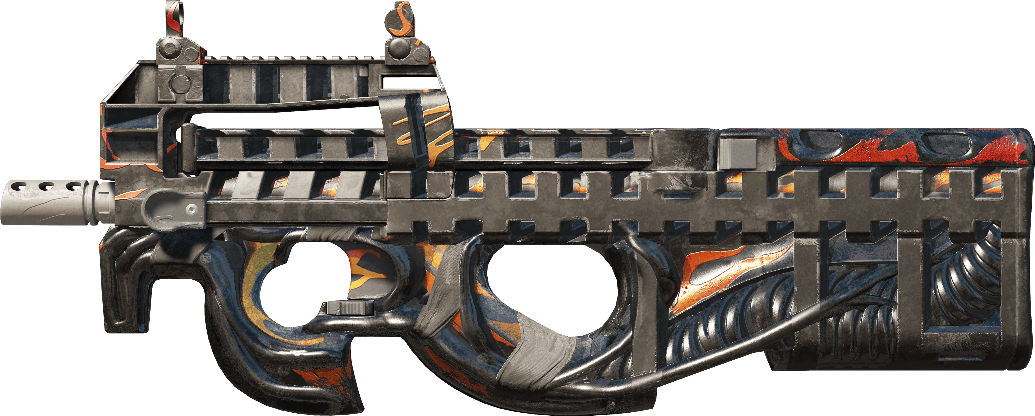 P90 | Vent Rush (Battle-Scarred)