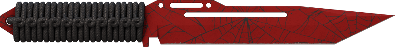 Preview image 1 of ★ Paracord Knife | Crimson Web (Field-Tested)