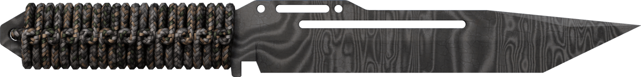 Preview image 1 of ★ Cuchillo encordado | Acero de damasco (Bastante desgastado)