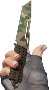 Preview image 3 of ★ Paracord-kahvainen kenttäpuukko | Kesämaasto (Käytössä kokeiltu)