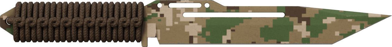 Preview image 1 of ★ Paracord-kahvainen kenttäpuukko | Kesämaasto (Käytössä kokeiltu)