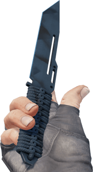 Preview image 3 of ★ Paracord-kahvainen kenttäpuukko | Yön juova (Käytössä kokeiltu)