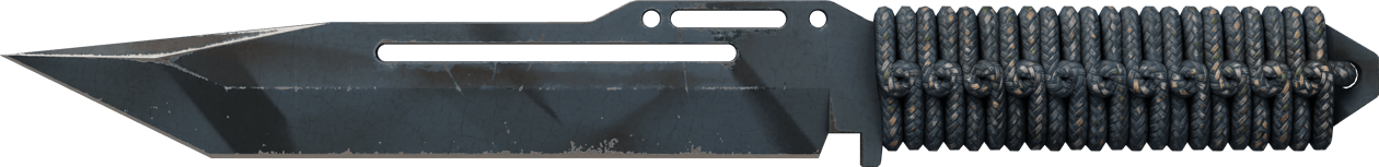 Preview image 2 of ★ Couteau en paracorde | Rayures nocturnes (Usée)