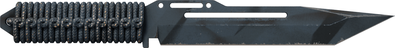 Preview image 1 of ★ Couteau en paracorde | Rayures nocturnes (Usée)