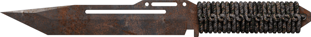 Preview image 2 of ★ Nóż paracord | Warstwa rdzy (mocne zużycie)