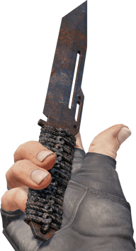 Preview image 3 of ★ Couteau en paracorde | Aspect rouillé (Usée)