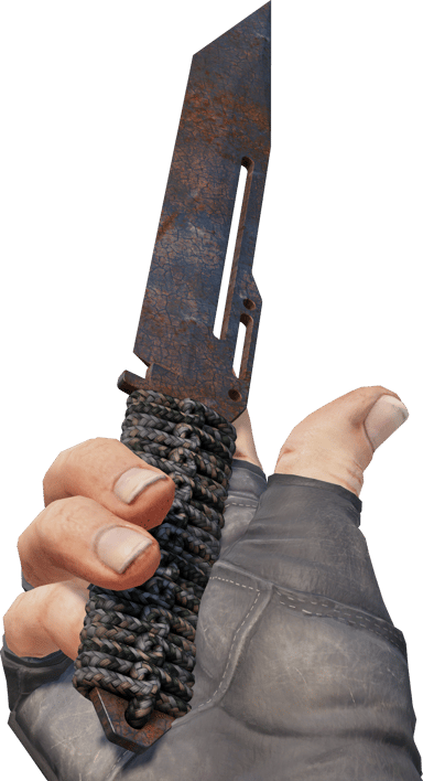 Preview image 3 of ★ Nóż paracord | Warstwa rdzy (mocne zużycie)