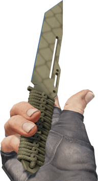 Preview image 3 of ★ Paraşüt Kordonu Saplı Bıçak | Safari Ağı (Görevde Kullanılmış)