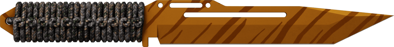 Preview image 1 of ★ Paraşüt Kordonu Saplı Bıçak | Kaplan Dişi (Fabrikadan Yeni Çıkmış)