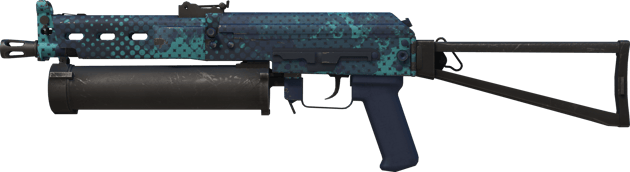 PP-Bizon | Koboltinsininen rasteri (Vähän käytetty)