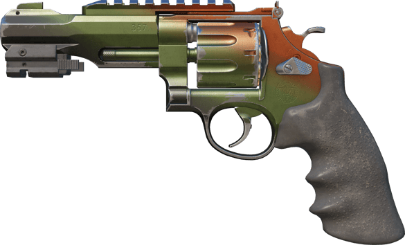 R8 Revolver | Dégradé ambré (Usée)