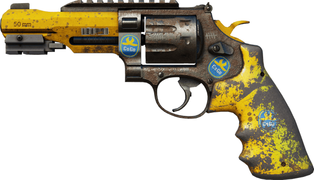 R8 Revolver | 바나나 캐논 (전투로 닳고 닳은)