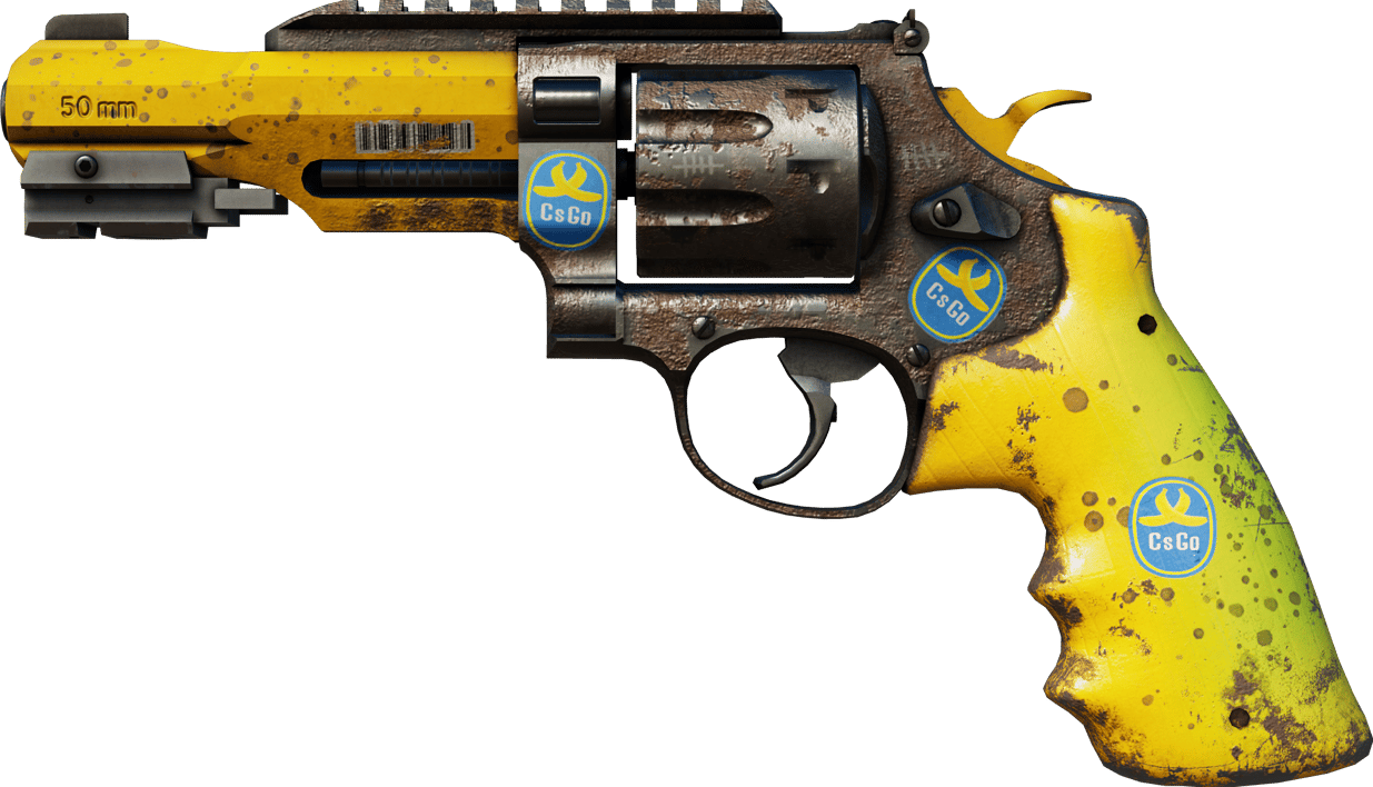 Preview image 1 of Revólver R8 | Cañón banana (Algo desgastado)