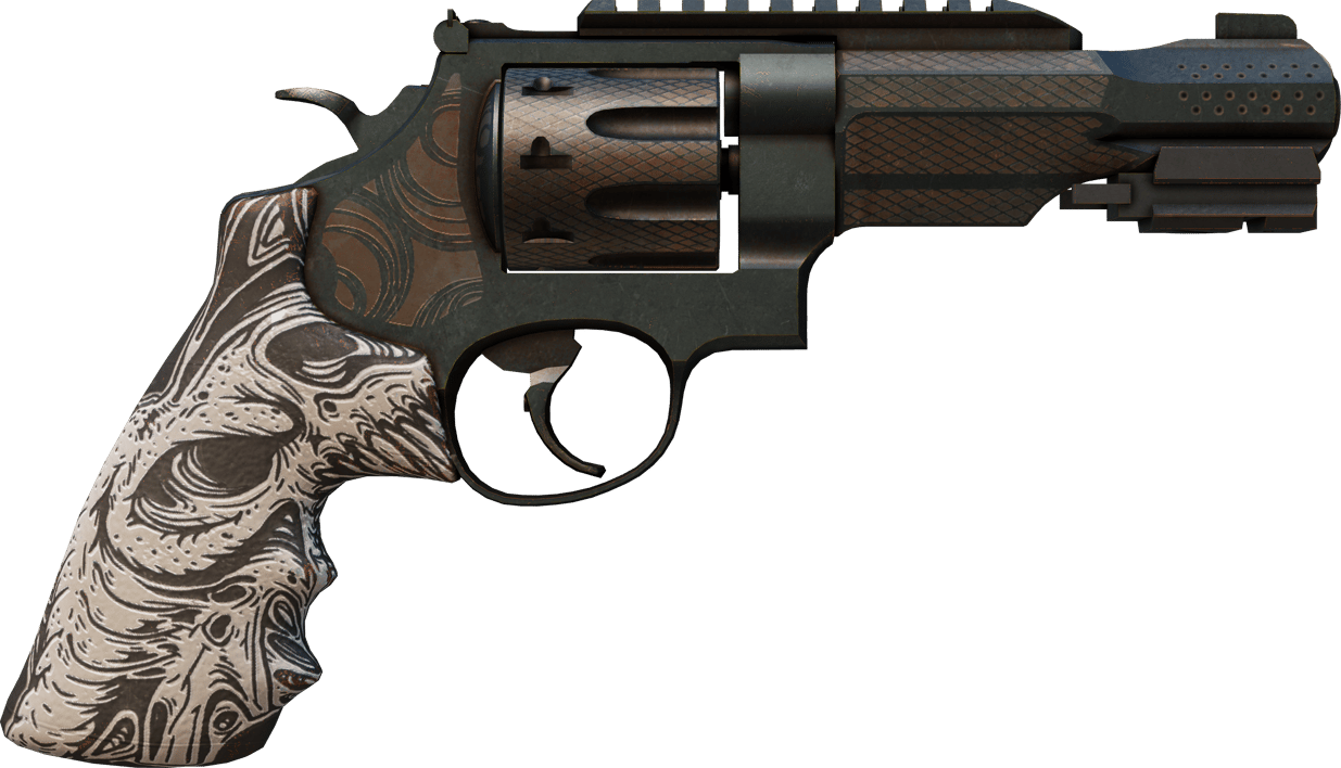 Preview image 2 of R8 Revolver | Forjado óseo (Algo desgastado)